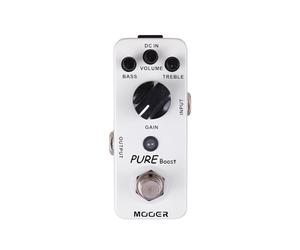MOOER Pure Boost Pédale Booster 20 dB - Eq 2 bandes