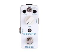 MOOER Reecho Delay Pédale d'effets de retard de guitare avec 3 modes, analogique, écho réel, écho à bande, machine à Echo Vintage Tap