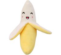 Mooff Jouet couineur en forme de banane jaune en peluche pour chiots