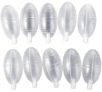 Mooff Lot de 10 couineurs en plastique transparent pour poupées, couineurs de réparation pour chiens, chats, perroquets, oiseaux, lapins