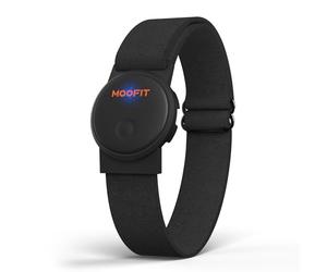 moofit HW401 Cardiofrequencemetre Brassard Rechargeable, Support Bluetooth/Ant+, Étanche IP67 Capteur Fréquence Cardiaque Poignet Fonctionne avec Wahoo, Strava, Elite HRV