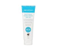 MooGoo Écran solaire SPF 40 naturel, résistant à l'eau, à base de zinc - Protection solaire douce, claire et efficace pour tous les âges et tous les types de peau - Défense sans produits chimiques pou