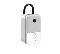 MOOILKO Coffre-Fort à clés, TTlock Fingerprint Digital Key Box App Remote Unlock Wall Mount Security Lock Safety Cadenas Accès Rapide(K2BF-TTLOCK-Finger)