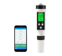 MOOILKO Compteur numérique Riche en hydrogène, température H2 0-2990ppb, calibrage Automatique, Application, Moniteur Ligne, Outil de Test la qualité l'eau Potable Précision portative