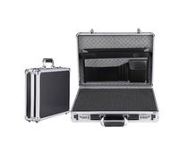 MOOILKO Mot de Passe boîte Sac à Outils Document Portable matériel boîtes fichiers Ensemble Complet Porte-Documents Valise Organisateur sécurité Accès Rapide(Large Black Sponge)