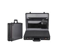 MOOILKO Mot de Passe boîte Sac à Outils Document Portable matériel boîtes fichiers Ensemble Complet Porte-Documents Valise Organisateur sécurité Accès Rapide(Large Black Sponge A)
