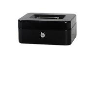 MOOILKO Pratique Mini Petite Caisse Tirelire en Acier Inoxydable Serrure de sécurité verrouillable Petit Coffre-Fort adapté for la décoration Maison 3 Taille L/XL/XXL Accès Rapide(XL Black Key)