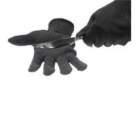 MOOILKO s de sécurité avec protection en fil d'acier inoxydable, résistants aux coupures et rayures, for l'autodéfense contre les couteaux Résistants à la perforation(L)