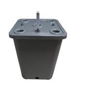 MOOILKO Système hydroponique for légumes de Balcon à Faire soi-même, système Croissance concombres et tomates Domicile Légumes et Fruits(Grey)