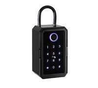 MOOILKO TTLOCK/Tuya Empreinte Digitale Smart Key Lock Box coffres-forts IP65 étanche Mot de Passe téléphone contrôle Mural clés Coffre-Fort Stockage Serrure boîte Accès Rapide(Tuya with Gateway)