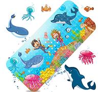MOOING Tapis de Baignoirede Dessin Animé Antidérapant 100 x 40 cm, Anti Glisse avec 200 Ventouse Matériel de PVC, pour Enfants et Bébé