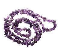 mookaitedecor Améthyste Perles en Vrac Pierre Petit Cailloux Decoratif,Polie Pierres Irrégulière pour Bricolage Collier Guérison Bracelet Fabrication de Bijoux