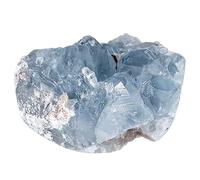 mookaitedecor Celestite Bleu Pierres et Cristaux Naturelle pour Mineraux Collection Druse Cristal Decoratif