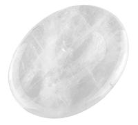 mookaitedecor Cristal de Roche Naturelle Pierre de Pouce Empreinte,Poli Pierres Massage Lithothérapie Guérison Cristal Reiki Méditation,Lot de 2