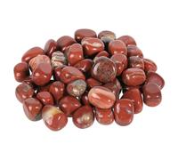 mookaitedecor Jaspe Rouge Reiki Pierre Naturelle Cristal Poli et Roulé Décoration de Pierres Minérales pour la Maison et le Jardin 1.2-2.5cm