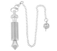 mookaitedecor Pendule divinatoire Spirituel en métal pour la radiesthésie et la scrying, Pendule Isis témoin Reiki en cuivre pour la Divination et la décoration, 16 Anneaux