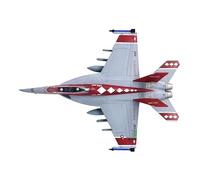 MOOKEENONE 1:100 Alliage US Navy F/A-18 Super Hornet Strike Fighter VFA-102 Diamondbacks Fighter Toy Aircraft Model Simulation Aviation Science Exhibition