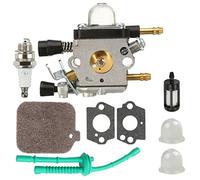 MOOKEENONE 1 kit d'entretien carburateur pour STIHL BG45 BG46 BG55 BG65 BG85 SH55 SH85 avec joint de filtre à air et ampoule d'amortissement