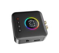 MOOKEENONE Adaptateur audio Bluetooth 5.4, système audio sans fil, récepteur AUX/RCA/USB