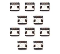 MOOKEENONE Lot de 10 connecteurs femelles USB de type C 3.1 à 24 broches USB-C - Prise de courant de type C - Module de support pour carte PCB