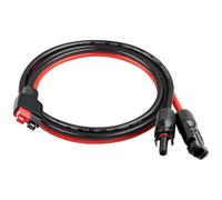 MOOKEERF Câble de panneau solaire 10 AWG vers connecteur Anderson - Câble d'extension solaire de 0,6 m avec connecteur de style Anderson pour centrale électrique portable, panneau solaire générateur