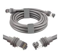 MOOKEERF Câble Starlink Gen 3 de 1,8 m pour Starlink Standard Génération 3, Cat 6 26 AWG, câble de rechange pour satellite rectangulaire de 3 à 1,8 m, gris
