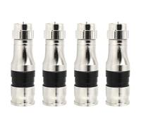 MOOKEERF Lot de 4 connecteurs RG11, connecteurs de type F, raccord de compression pour câble coaxial RG11 avec joint torique d'étanchéité
