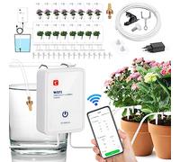 MOOKLIN ROAM Système Goutte à Goutte Automatique WiFi pour Plantes d'intérieur, Kit Arrosage d'irrigation Contrôle à APP - Mode Automatique/Manuel/Intelligent d'arrosage pour Balcon Jardin Plante