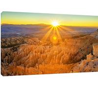MOOL Impression sur Toile Parc National de Bryce Canyon Impression, Multicolore, Grand, 32 x 56 cm
