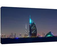 MOOL Toile Murale Motif Dubaï Bleu H Art Print, Grand, 32 x 56 cm