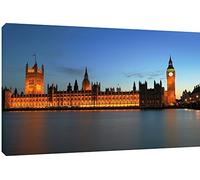 MOOL Toile Murale Motif London Westminster Big Ben Art Print, Multicolore, Grand, 32 x 56 cm