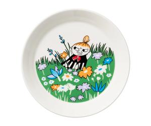 Moomin Arabia Assiette Moomin Little My in the Meadow Blanc-multi