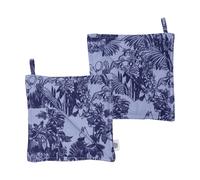 Moomin Arabia Maniques Forêt mystérieuse Moomin Bleu. 22x22 cm. lot de 2