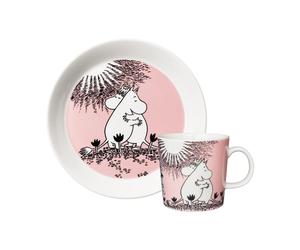 Moomin Arabia Mug Moomin 30 ans & assiette Kärlek 2 pièces