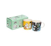 Moomin Arabia Mugs Moomin Familjemys & Vänner för alltid. 2 pièces 30 cl
