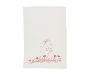 Moomin Arabia Torchon Mumin 50x70 cm Amour blanc