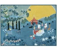 Moomin Art Puzzle - Party the Woods - 1000 piece Jigsaw (Blue) Moomin Art Red