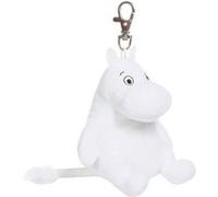 Moomin Clip de clé en peluche de 3,5 pouces Blanc G