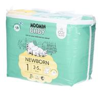 Moomin Couches Écologiques Taille 1 Newborn (2-5 kg) 25 pc(s)