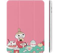 Moomin Little My Pink Ipad Case 2020 Matériau Tpu Résistant Aux Chocs Réglage Automatique De L'angle De Veille/Réveil Mignon Transparent Housse De Protection 10.2in