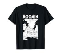 Moomin Moominland Midwinter Bonfire Scène T-Shirt