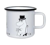Moomin Mug émaillé Moominpappa Retro Gris 0,37 l