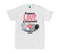 Moomin - T-shirt KINDNESS LOVE AND ACCEPTANCE - Adulte (TT481)
