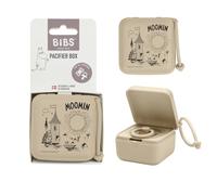 Moomin x BIBS Boîte à tétines, Moomin Vanilla | Rangement hygiénique | Protège les tétines | Sans BPA | Facile à nettoyer | Design danois
