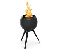 MOON 45 all black Brasero avec pied haut