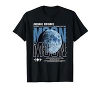 Moon and Its Mystery Dark Moon Phases Cosmic Night T-Shirt