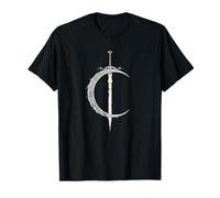 Moon and Sword Vintage Lunar Blade Mystic Night des années 60 T-Shirt