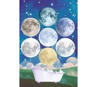 Moon Bathing - Large Journal: 9is