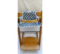 moon-bebe Coussin réducteur de siège compatible avec Stokke Tripp Trapp (bleu)