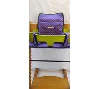 moon-bebe Coussin réducteur de siège compatible avec Stokke Tripp Trapp (lilas)